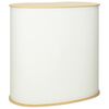 vidaXL Bancone per fiera Marrone chiaro e bianco 90 x 48 x 93 cm