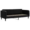 vidaXL Divano Letto con Letto Estraibile Nero 80x200 cm in Velluto