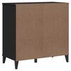 vidaXL Credenza VIKEN Nera 80x40x80 cm in Legno Multistrato