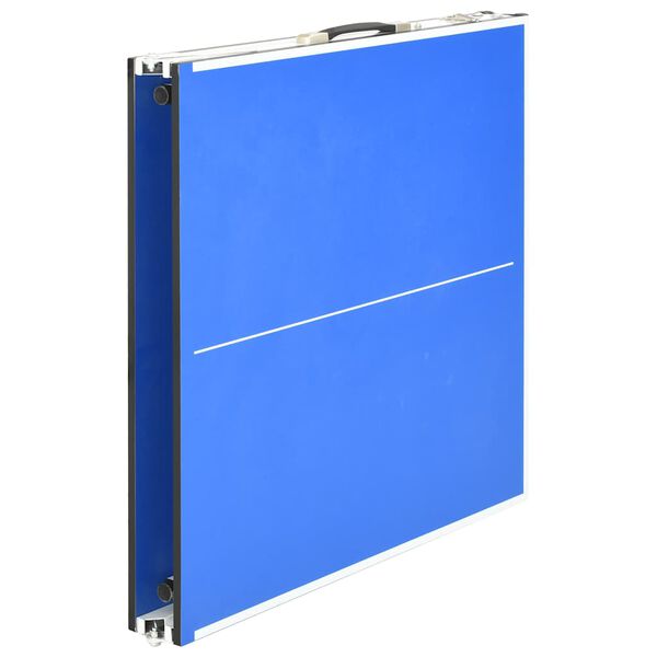 vidaXL Tavolo da Ping Pong 5 Piedi con Rete 152x76x66 cm Blu
