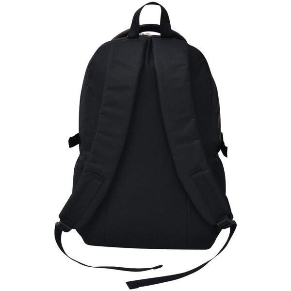 vidaXL Zaino da Scuola 40L Nero e Mimetico