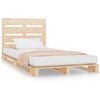 vidaXL Giroletto senza Materasso 100x200 cm in Legno Massello di Pino