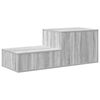 vidaXL Armadio 2 pcs Grigio Sonoma 127 x 41 x 40 cm Legno multistrato