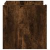 vidaXL Tavolino da Salotto Rovere Fumo 80x50x50cm in Legno Multistrato