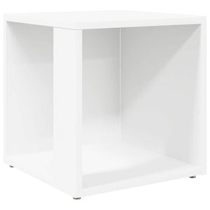 vidaXL Tavolino Bianco 33x33x34,5 cm in Legno Multistrato