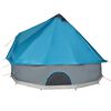 vidaXL Tenda Familiare Tipi per 10 Persone Blu Impermeabile