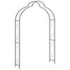 vidaXL Arco da Giardino Nero 150x34x240 cm in Ferro