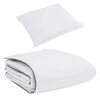 vidaXL Duvet Invernale con cuscino 2 pcs Bianco Piuma d'anatra