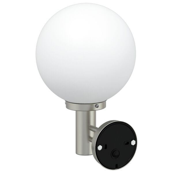 vidaXL Lampada da Parete Esterna 2 pcs Argento 28 x 25 x 38 cm