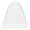 vidaXL Zanzariera Mongolia con Porte 220 Rete Bianco 200x120x130 cm