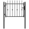 vidaXL Cancello per recinzione ASTEN 100 x 75 cm Metallo Bloccabile