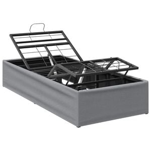 vidaXL Telaio Letto Elettrico Regolabile Grigio Chiaro