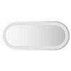 vidaXL Specchio da bagno LED Trasparente 60 x 25 cm vetro temperato