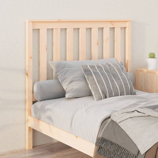 vidaXL Testiera per Letto 106x6x101 cm in Legno Massello di Pino