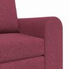 vidaXL Divano letto Rosso Vino 98 x 71 x 83 cm Tessuto