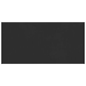 vidaXL Soglia della Finestra Nero con Venature del Legno PVC
