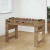 vidaXL Tavolo da Foosball Rovere Artigianale 125 x 60,5 x 80 cm