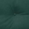 vidaXL Cuscino per Schiena Verde Scuro 100 x 24 x 50 cm Velluto