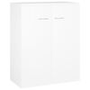 vidaXL Credenza Bianca 60x30x75 cm in Legno Multistrato