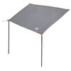 vidaXL Tendone da caravan persona 240 x 300 cm Grigio e arancione
