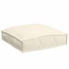 vidaXL Cuscino 2 pcs Crema 40 x 40 x 8 cm Tessuto Oxford