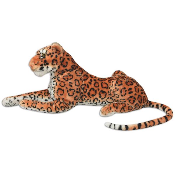 vidaXL Giocattolo in Peluche Leopardo Marrone XXL