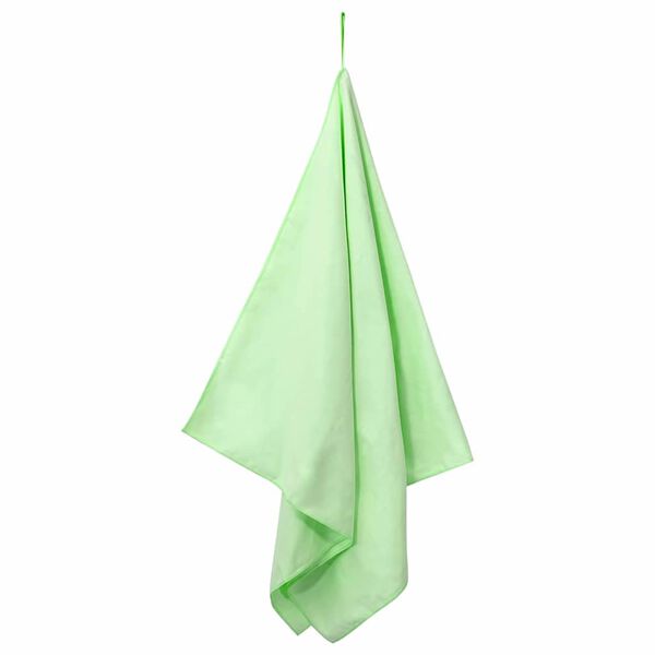 vidaXL Asciugamani Sportivi 2 pcs Verde 140 x 70 cm