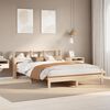 vidaXL Letto senza Materasso 150x200 cm in Legno Massello di Pino