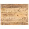 vidaXL Piano Tavolo in Legno Massello di Mango 25-27 mm 80x60 cm
