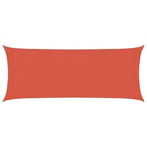 vidaXL Vela Parasole 160 g/m&sup2; Terracotta 2x4,5 m in HDPE