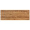 vidaXL Panca da Pranzo 110x40x46 cm Legno Massello di Acacia e Acciaio