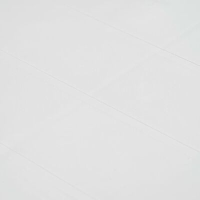 vidaXL Set da Bistrò 3 pz in Plastica Stile Rattan Bianco