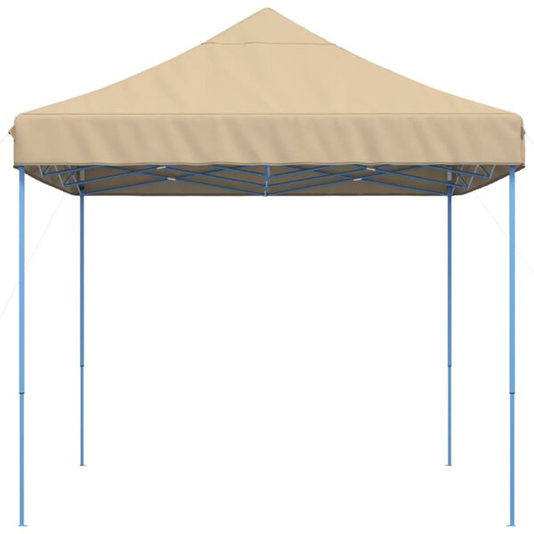 vidaXL Tenda da Festa Pieghevole Pop-Up Beige 410x279x315 cm