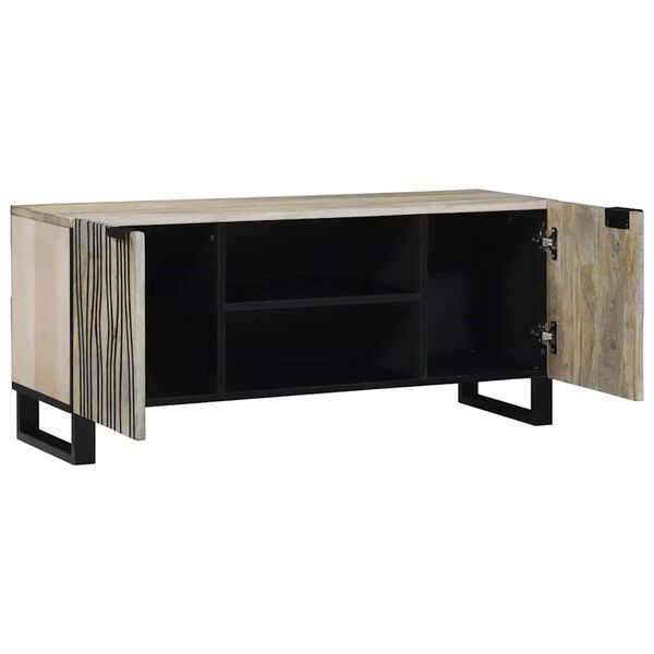 vidaXL Unit&agrave; TV Bianco 105 x 33 x 46 cm Legno multistrato