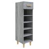 vidaXL Scarpiera Grigio Sonoma 30x35x105 cm in Legno Multistrato