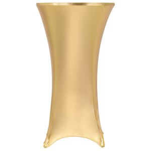 vidaXL Copertura Elastica per Tavolo 2 pz 60 cm Oro