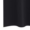 vidaXL Tende Blackout con Anelli 2 pcs Nero 245 x 140 cm Poliestere