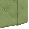 vidaXL Testata appesa Verde chiaro 170 x 55 x 5 cm Velluto