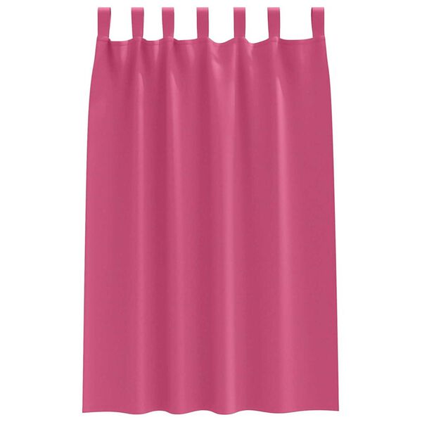 vidaXL Tende Blackout con Anelli 2 pcs Rosa Vivo 175 x 140 cm