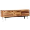 vidaXL Mobile Porta TV 140x30x45 cm in Legno Massello di Acacia