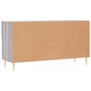 vidaXL Panca Porta Scarpe Grigio Sonoma 102x35x55 cm Legno Multistrato