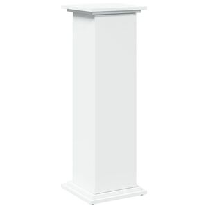 vidaXL Supporto Espositivo Portaoggetti Bianco 31x30x90 cm Truciolato