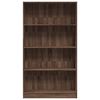 vidaXL Libreria Rovere Marrone 80x24x143 cm in Legno Multistrato