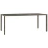 vidaXL Set da Pranzo da Giardino 7 pz con Cuscini in Polyrattan Grigio