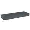 vidaXL Set di Cuscini per Pallet 2 pcs Antracite 120 x 40 x 8 cm