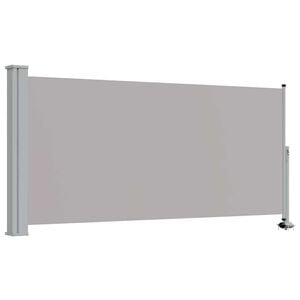 vidaXL Tenda da Sole Laterale Retrattile 120 x 300 cm Grigia