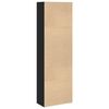vidaXL Libreria Nera 60x30x189 cm in Legno Multistrato