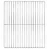 vidaXL Griglia 45 x 40 cm Acciaio Inox Argento