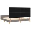 vidaXL Struttura del letto con testiera Talpa 200 x 200 cm Tessuto