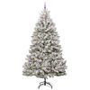 vidaXL Albero di Natale artificiale con 300 LED Verde e Bianco 270 cm